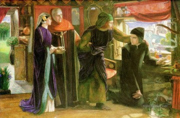 Beatrice Präraffaeliten Bruderschaft Dante Gabriel Rossetti Ölgemälde